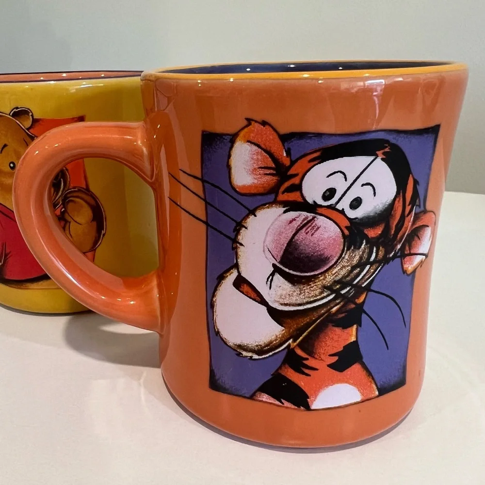 Vintage Winnie The Pooh & Tgger 12 Oz Mugs - Picture 8 of 10